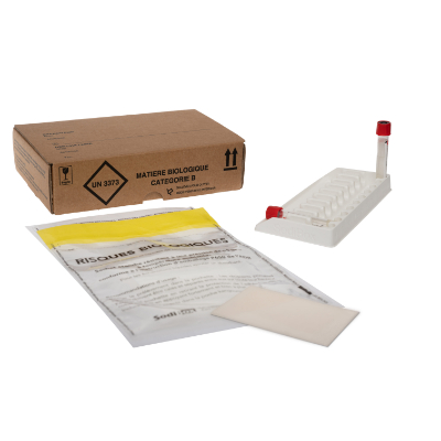 Emballage carton pour le transport d’échantillon biologique