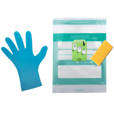 eponge (verte) + gants 10.25